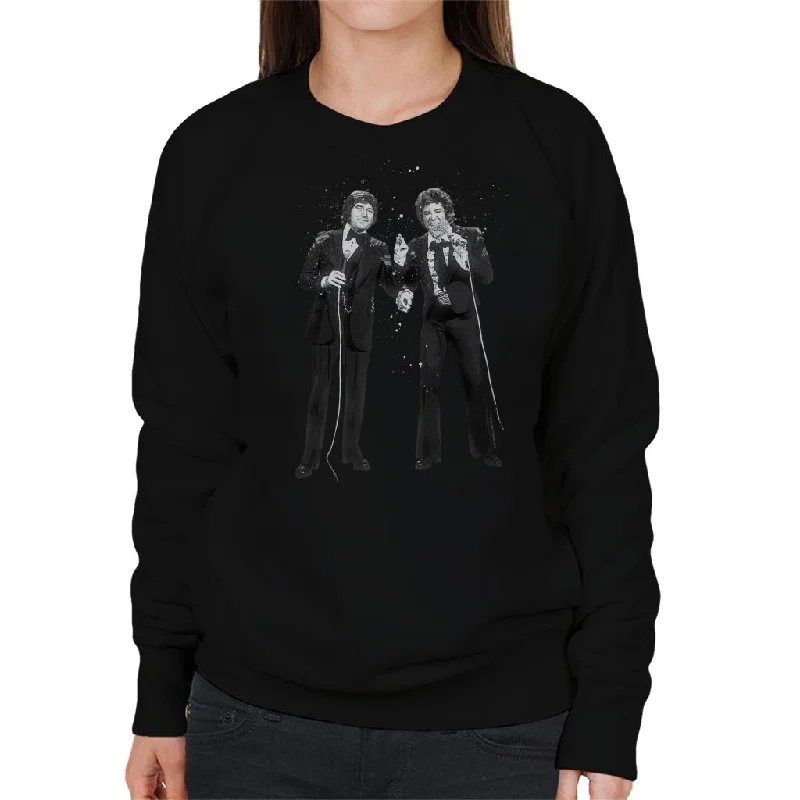 TV Times Tom Jones And Comedian Jimmy Tarbuck 1973 Women's Sweatshirt Hoodie with Slim Fit Tailored Modern TV Times Tom Jones And Comedian Jimmy Tarbuck 1973 Women's Sweatshirt Hoodie with Slim Fit Tailored Modern