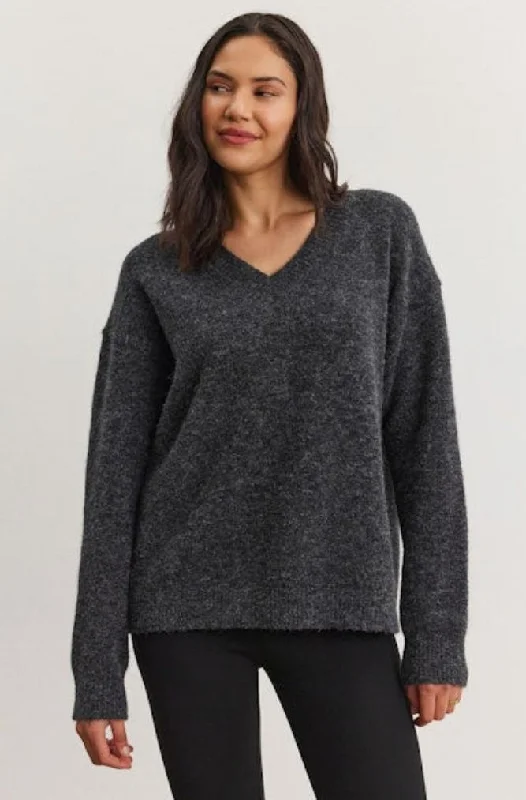 Velvet by Graham & Spencer Kelsa Sweater Mesh Blend Leather Blend Suede Blend