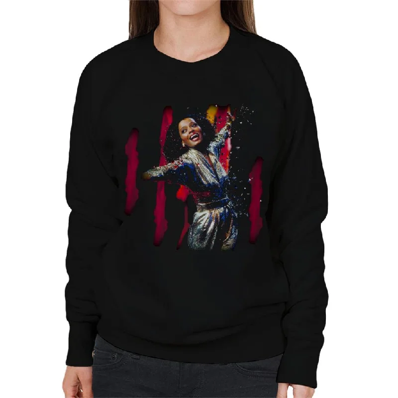 TV Times Diana Ross Muppet Show 1980 Women's Sweatshirt Hoodie with Drop Shoulder Relaxed Streetwear TV Times Diana Ross Muppet Show 1980 Women's Sweatshirt Hoodie with Drop Shoulder Relaxed Streetwear