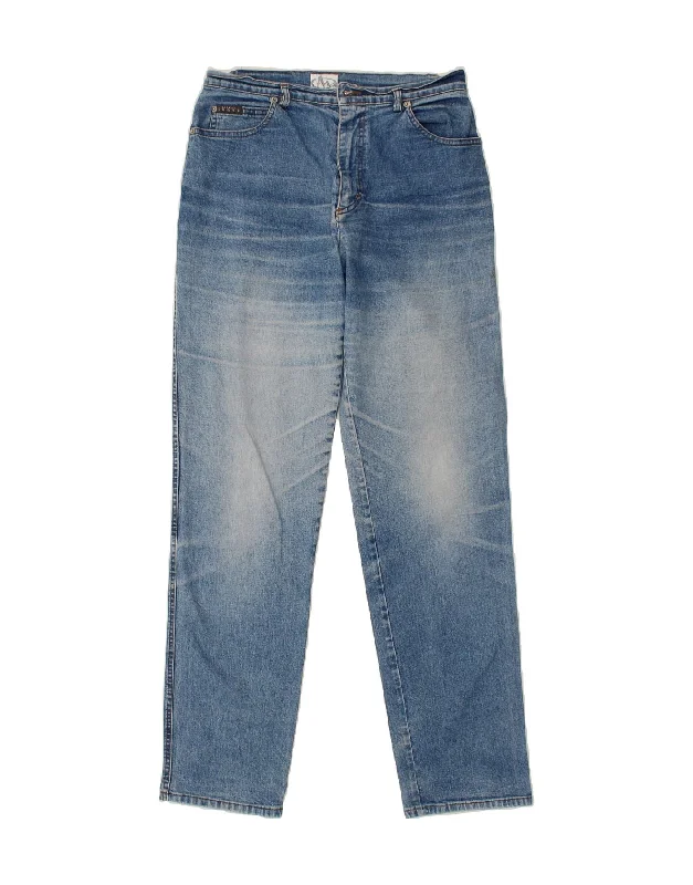 MARELLA Womens Tapered Jeans UK 16 Large W32 L33  Blue Cotton Comfortable Zip-Fly Denim Jeans