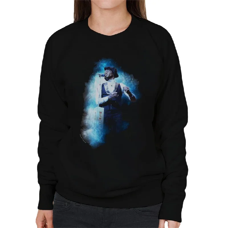 TV Times James Brown Retro Waistcoat 1979 Women's Sweatshirt Hoodie with High Neck Warm Protective TV Times James Brown Retro Waistcoat 1979 Women's Sweatshirt Hoodie with High Neck Warm Protective