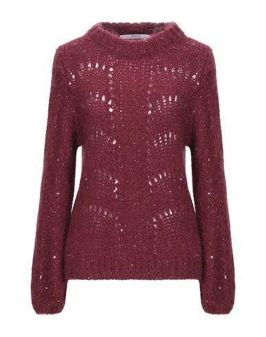 Guess Women Jumper Brick red L INT Striped Floral Plaid