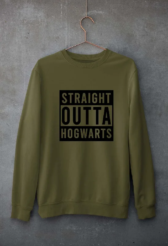 Harry Potter Hogwarts Unisex Sweatshirt for Men/Women Hoodie with Metallic Shiny Futuristic