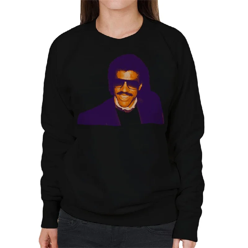 TV Times Pop Singer Lionel Richie 1985 Women's Sweatshirt Zip Hoodie Drawstring Kangaroo Pocket TV Times Pop Singer Lionel Richie 1985 Women's Sweatshirt Zip Hoodie Drawstring Kangaroo Pocket