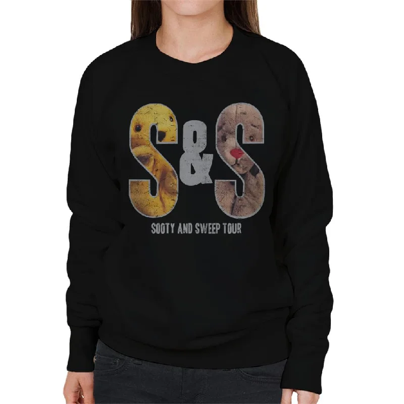 Sooty And Sweep S&S Tour Women's Sweatshirt Hoodie with Bell Sleeves Flared Feminine