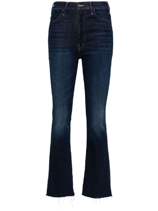Mother Women's Jeans blue Casual Straight-Leg Jeans