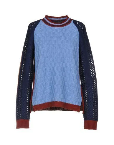 Etro Women Jumper Sky blue 12 UK Jersey Fabric Tulle Fabric Batik Fabric