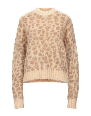 Drome Women Jumper Pale pink M INT Faux Fur Fabric Real Fur Fabric Shearling Fabric