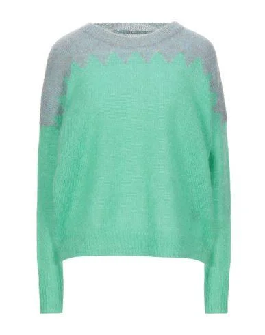 Isabel Marant Women Jumper Light green 12 UK Cashmere Blend Cotton Blend Poly Blend