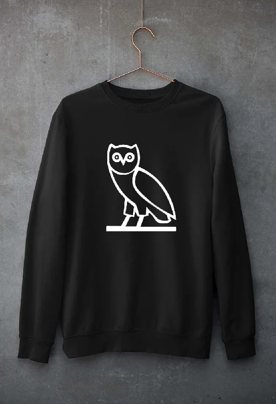 OVO Unisex Sweatshirt for Men/Women Hoodie with Toggle Buttons Decorative Unique
