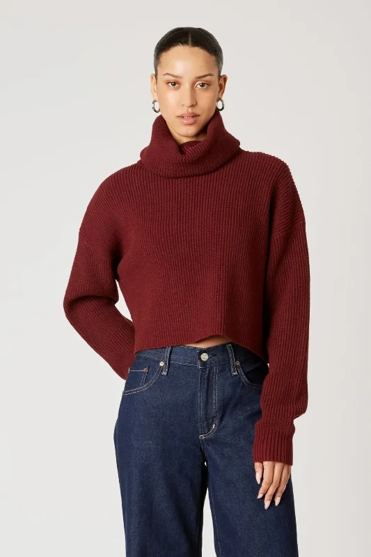 NIA Gstaad Sweater Seamless Knitted Crochet
