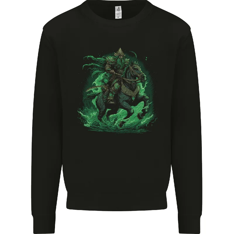 A Fantasy Wizard on Horseback Warlock Magician Mens Sweatshirt Jumper Hoodie with Illustration Artistic Creative A Fantasy Wizard on Horseback Warlock Magician Mens Sweatshirt Jumper Hoodie with Illustration Artistic Creative