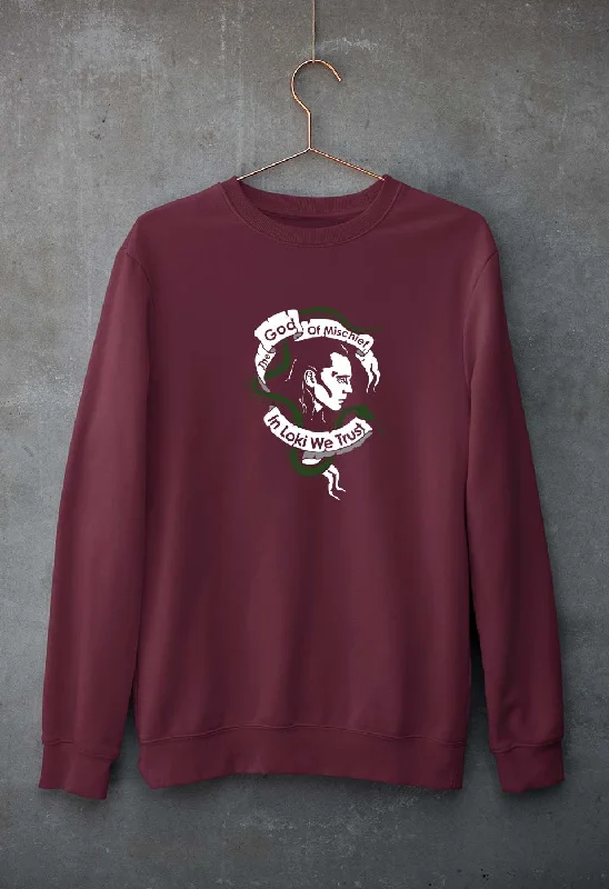 Loki Sweatshirt for Men/Women Cotton Hoodie Fleece Lining Warmth