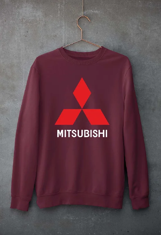 Mitsubishi Unisex Sweatshirt for Men/Women Hoodie with Belted Waist Structured Tailored Mitsubishi Unisex Sweatshirt for Men/Women Hoodie with Belted Waist Structured Tailored