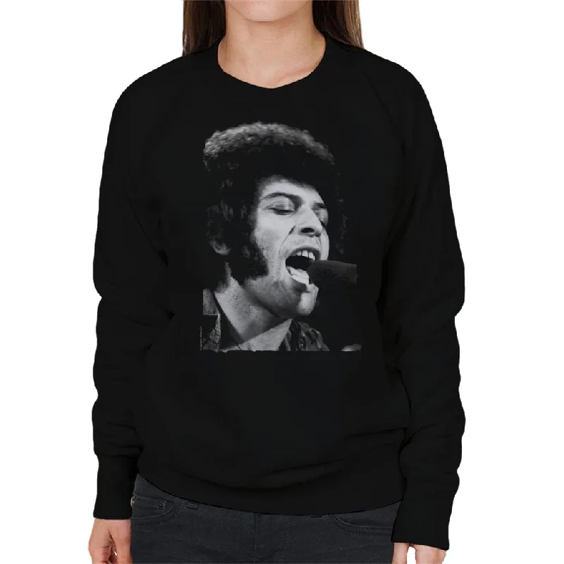 TV Times Mungo Jerry Lead Singer Performing 1976 Women's Sweatshirt Hoodie with Applique Textured Unique TV Times Mungo Jerry Lead Singer Performing 1976 Women's Sweatshirt Hoodie with Applique Textured Unique