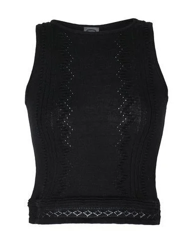 8 By Yoox Women Jumper Black M INT Chenille Fabric Brocade Fabric Lace Fabric