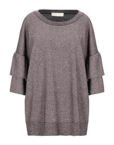 Michael Michael Kors Women Jumper Pink L INT Graphic Sweater Embroidered Appliqued