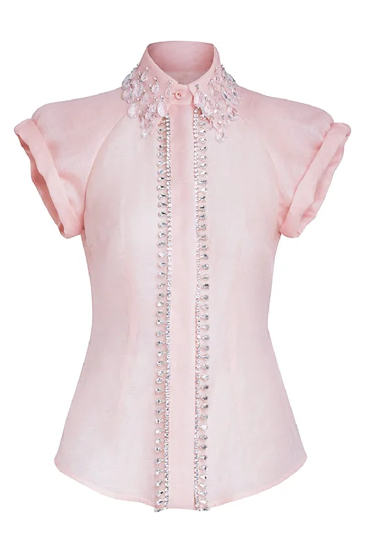 Matchmaker Diamante Blouse Chic Wrap Blouse