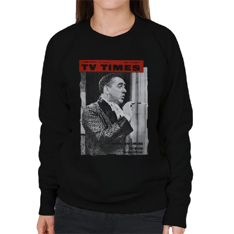 TV Times Tony Hancock 1963 Cover Women's Sweatshirt Hoodie with Hem Drawcord Adjustable Customizable
