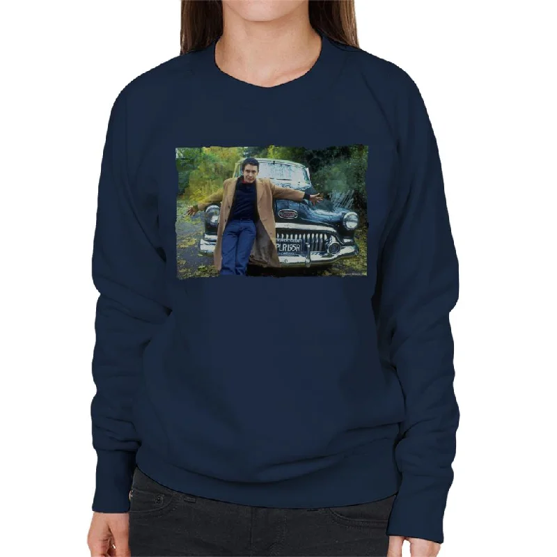 TV Times Jools Holland By A Classic Car Women's Sweatshirt Hoodie Crop Top Short Trendy TV Times Jools Holland By A Classic Car Women's Sweatshirt Hoodie Crop Top Short Trendy