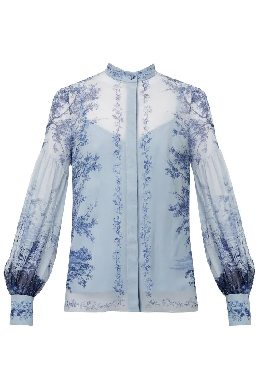 Button Down Blouse Business Casual Blouse