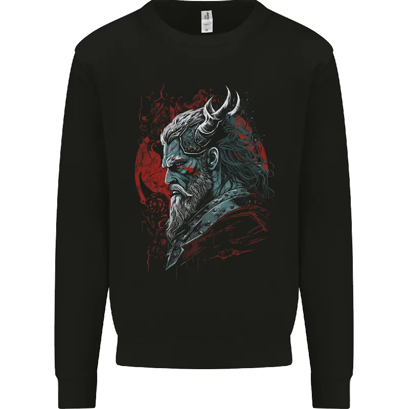 A Fantasy Viking Of War Odin Thor Mens Sweatshirt Jumper Hoodie with Ribbed Hem Stretchable Secure A Fantasy Viking Of War Odin Thor Mens Sweatshirt Jumper Hoodie with Ribbed Hem Stretchable Secure