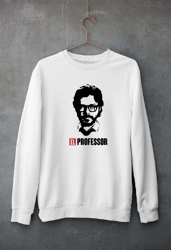 Money Heist The Professor Unisex Sweatshirt for Men/Women Hoodie with Belted Waist Structured Tailored Money Heist The Professor Unisex Sweatshirt for Men/Women Hoodie with Belted Waist Structured Tailored