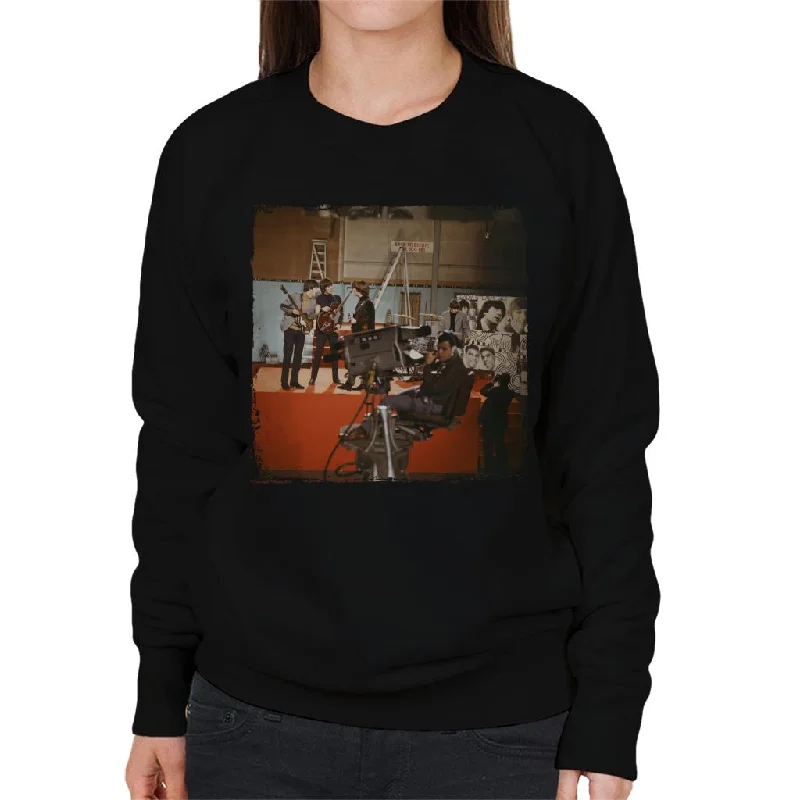 TV Times The Beatles Ready Steady Go Rehearsal Women's Sweatshirt Cotton Hoodie Fleece Lining Warmth TV Times The Beatles Ready Steady Go Rehearsal Women's Sweatshirt Cotton Hoodie Fleece Lining Warmth