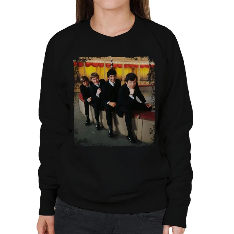 TV Times Sixties Pop Group The Searchers Women's Sweatshirt Hoodie with Rolled Sleeves Casual Relaxed TV Times Sixties Pop Group The Searchers Women's Sweatshirt Hoodie with Rolled Sleeves Casual Relaxed