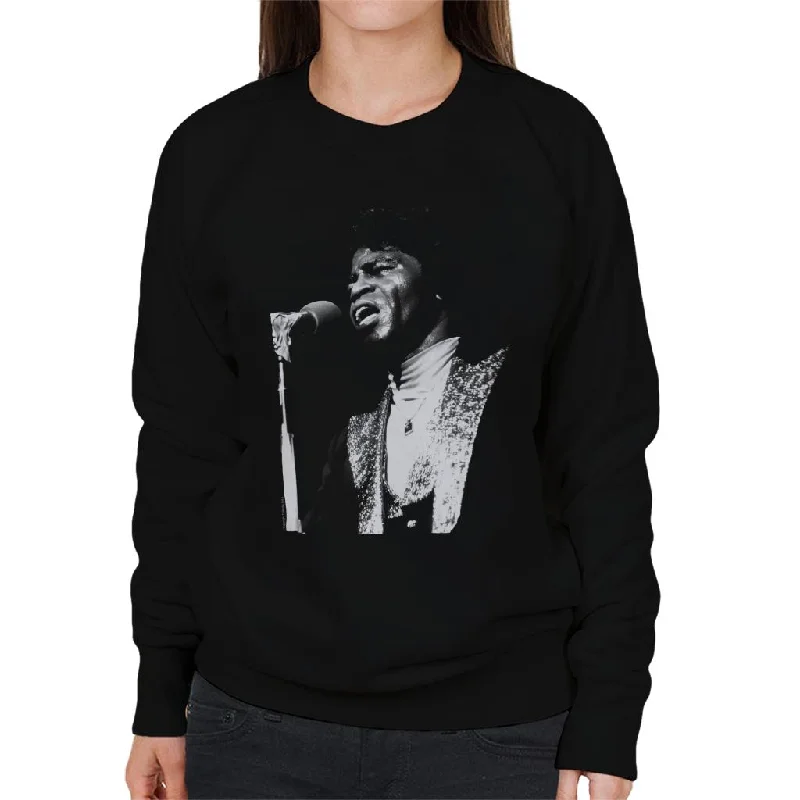 TV Times Soul Singer James Brown 1979 Women's Sweatshirt Hoodie with Velcro Closure Adjustable Secure TV Times Soul Singer James Brown 1979 Women's Sweatshirt Hoodie with Velcro Closure Adjustable Secure