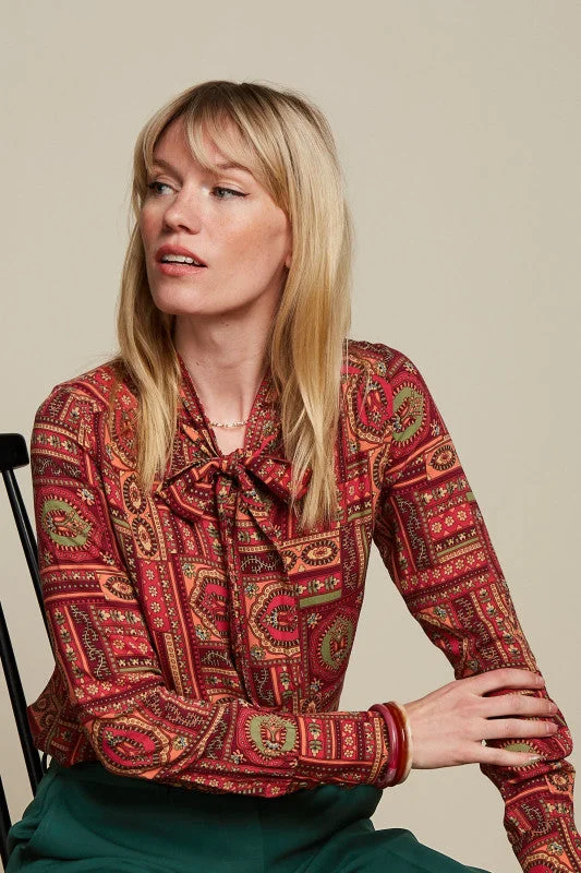 King Louie - Delia Blouse Balthazar Bell Sleeve Blouse