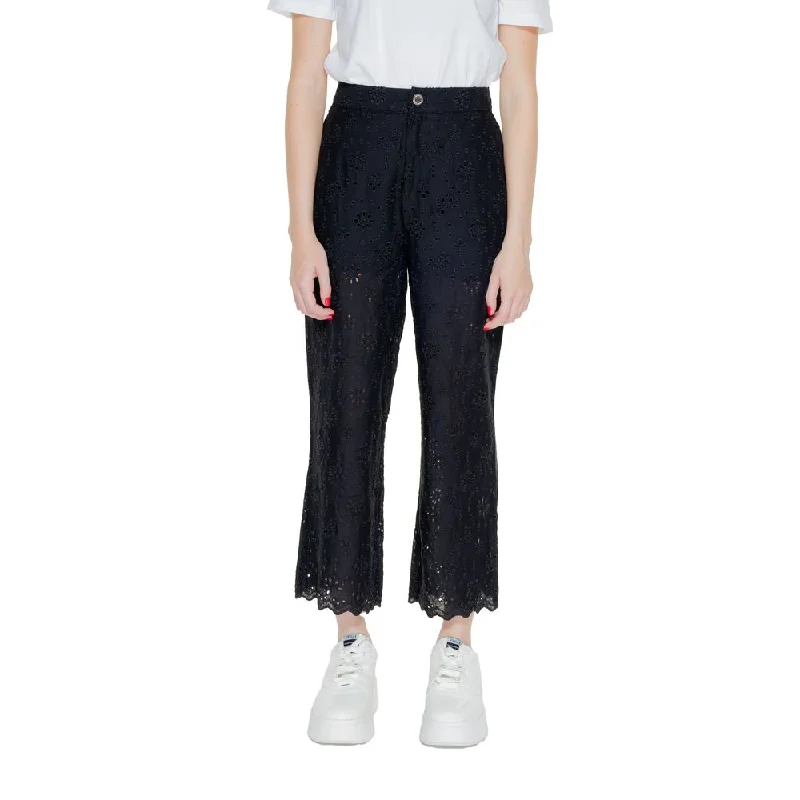 Morgan De Toi  Viscose Jeans & Women's Pant Fashionable Button-Front Jeans