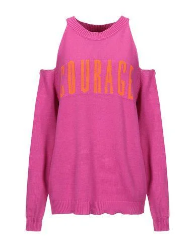 Pinko Women Jumper Garnet S INT Handmade Hand-knitted Hand-woven