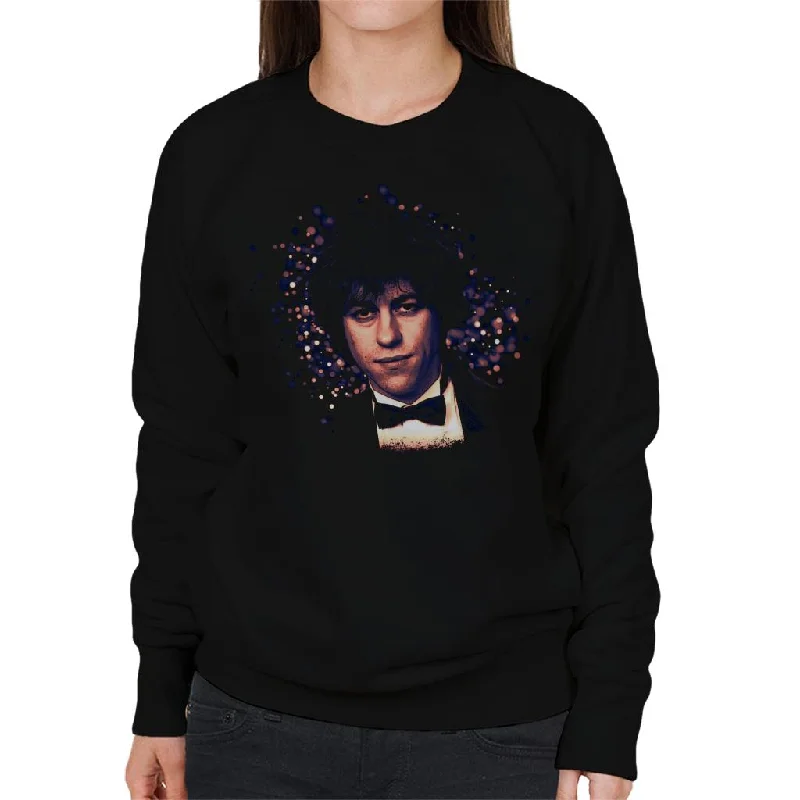 TV Times Bob Geldof In A Tuxedo 1986 Women's Sweatshirt Hoodie with Raw Hem Edgy Unfinished TV Times Bob Geldof In A Tuxedo 1986 Women's Sweatshirt Hoodie with Raw Hem Edgy Unfinished