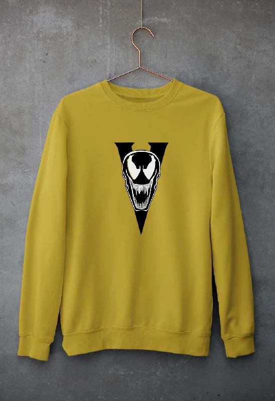 Venom Unisex Sweatshirt for Men/Women Hoodie with Hem Embroidery Detailed Premium