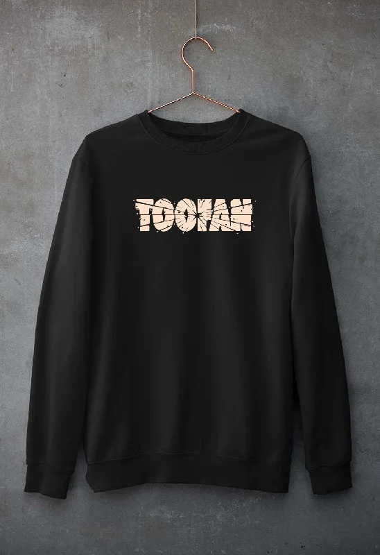 Toofan Unisex Sweatshirt for Men/Women Hoodie with Snap Buttons Easy Quick