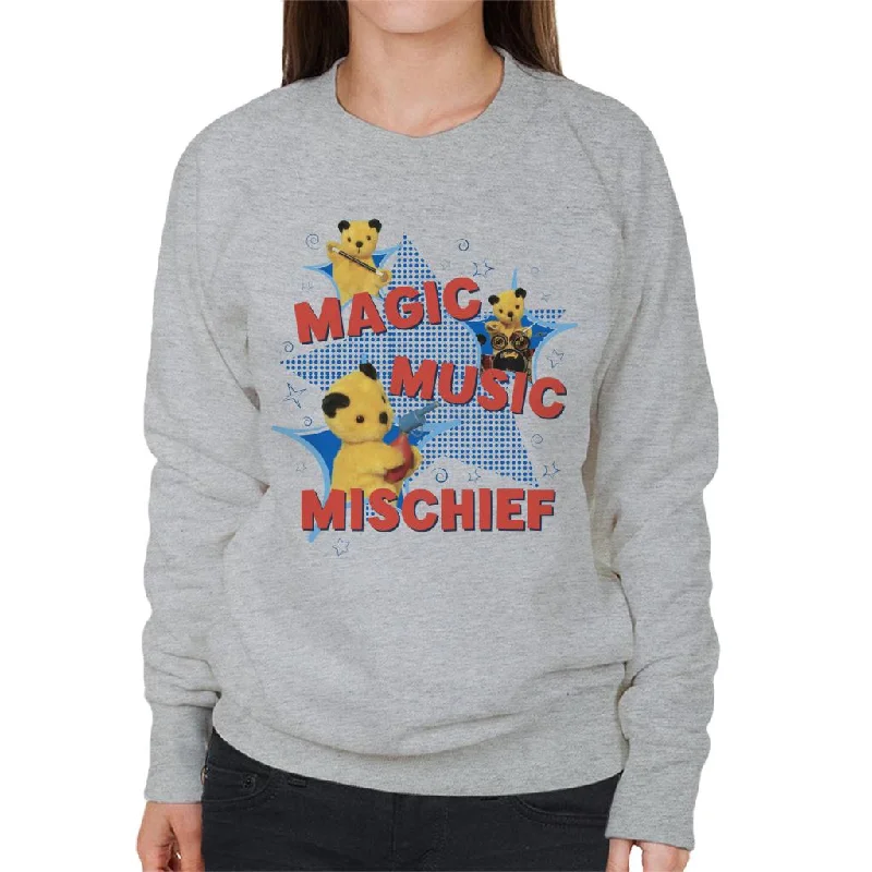 Sooty Magic Music Mischief Women's Sweatshirt Hooded Sweatshirt Casual Wear Street Style Sooty Magic Music Mischief Women's Sweatshirt Hooded Sweatshirt Casual Wear Street Style