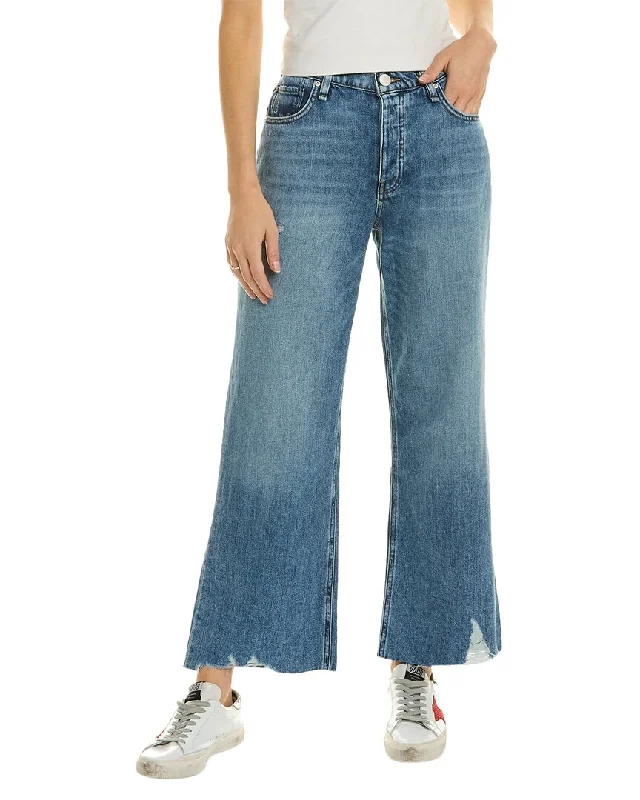 HUDSON Jeans Rosie Thunder Force Wide Leg Jean Stylish Relaxed Fit Skinny Jeans
