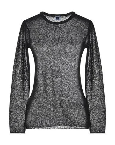 M Missoni Women Jumper Black 12 UK Transparent Opaque Sheer