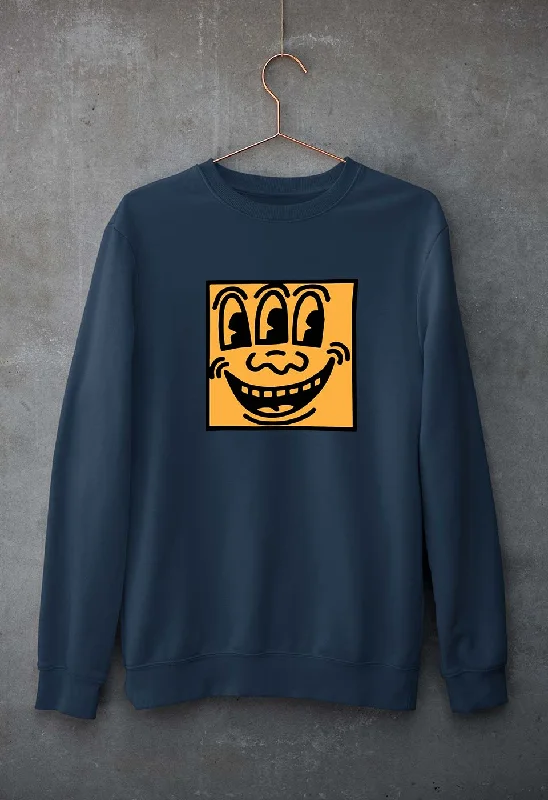 Keith Haring Funny Unisex Sweatshirt for Men/Women Hoodie with Neon Bright Vibrant