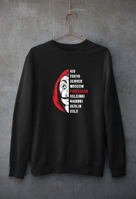 Money Heist Unisex Sweatshirt for Men/Women Hoodie with Hem Raw Edge Edgy Unfinished Money Heist Unisex Sweatshirt for Men/Women Hoodie with Hem Raw Edge Edgy Unfinished
