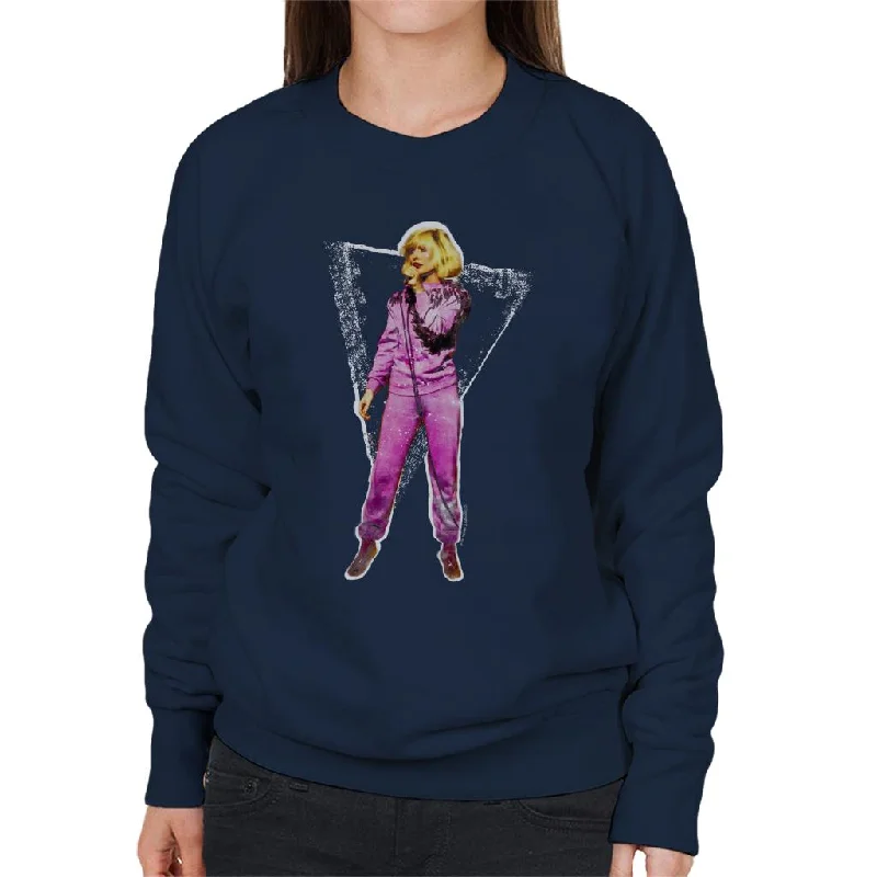 TV Times Debbie Harry Retro Shell Suit 1981 Women's Sweatshirt Hoodie with Velcro Closure Adjustable Secure TV Times Debbie Harry Retro Shell Suit 1981 Women's Sweatshirt Hoodie with Velcro Closure Adjustable Secure
