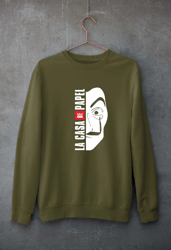 Money Heist Unisex Sweatshirt for Men/Women Hoodie with Back Slit Movement Comfort