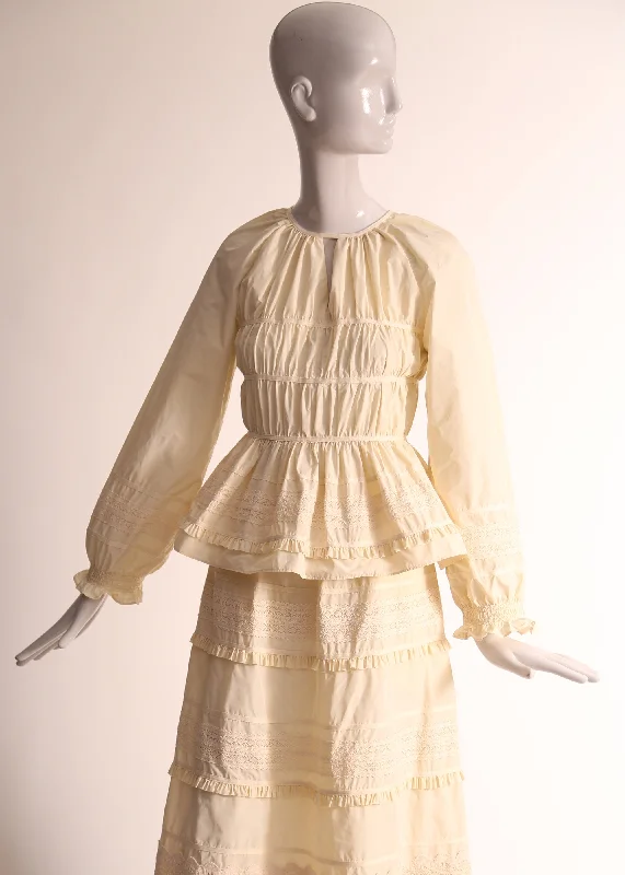 BRITTANY CORSET CINCHED BLOUSE Double-Layered Blouse