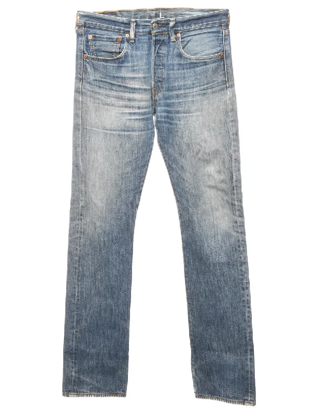 Levis 501 Jeans - W32 L34 Comfortable Stretch Fit Jeans