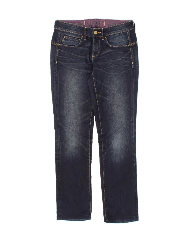 CALVIN KLEIN Womens Slim Jeans W28 L29  Navy Blue Cotton Comfortable Jogger Style Jeans