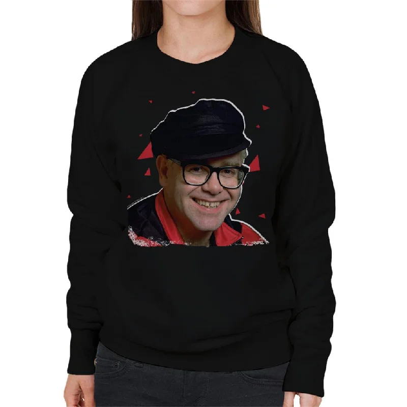 TV Times Pop Singer Elton John 1989 Women's Sweatshirt Hoodie with Raglan Sleeves Sporty Comfortable TV Times Pop Singer Elton John 1989 Women's Sweatshirt Hoodie with Raglan Sleeves Sporty Comfortable