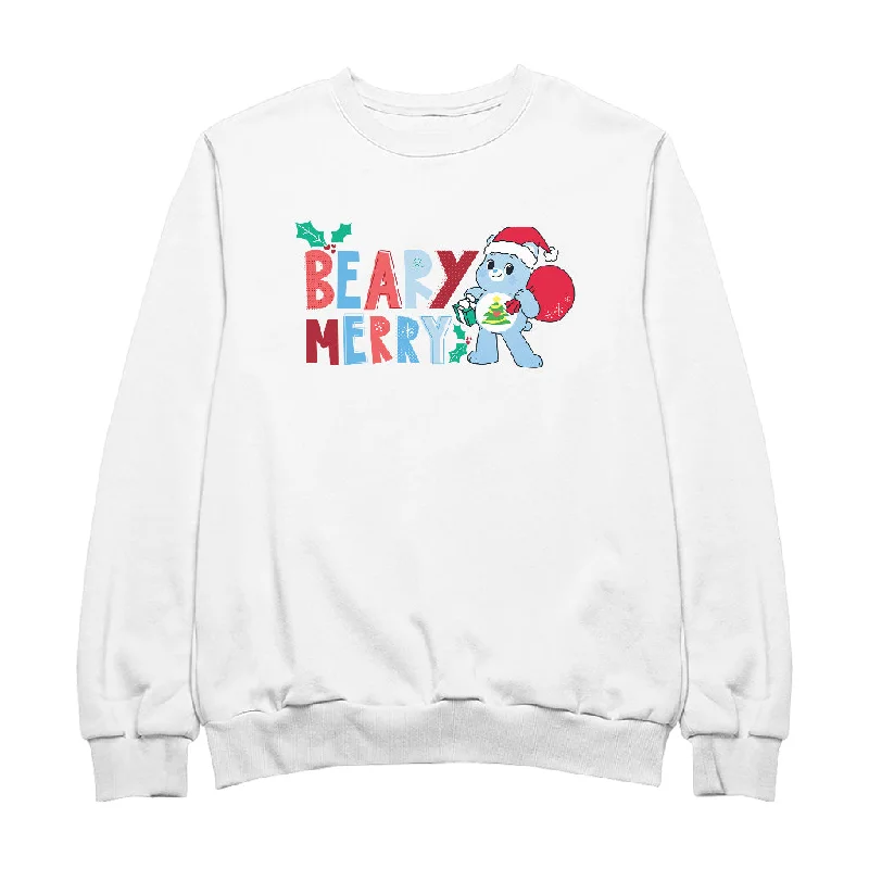 Care Bears Unlock The Magic Christmas Beary Merry Women's Sweatshirt Hoodie with Back Slit Movement Comfort Care Bears Unlock The Magic Christmas Beary Merry Women's Sweatshirt Hoodie with Back Slit Movement Comfort