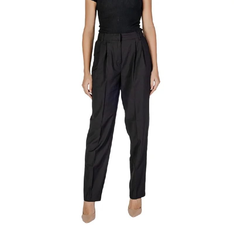 Vila Clothes  Polyester Jeans & Women's Pant Trendy Flared Leg Jeans