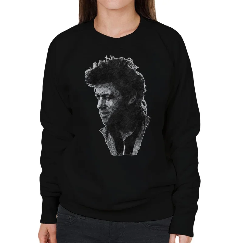 TV Times Pop Singer Bob Geldof 1986 Women's Sweatshirt Hooded Sweatshirt Casual Wear Street Style TV Times Pop Singer Bob Geldof 1986 Women's Sweatshirt Hooded Sweatshirt Casual Wear Street Style